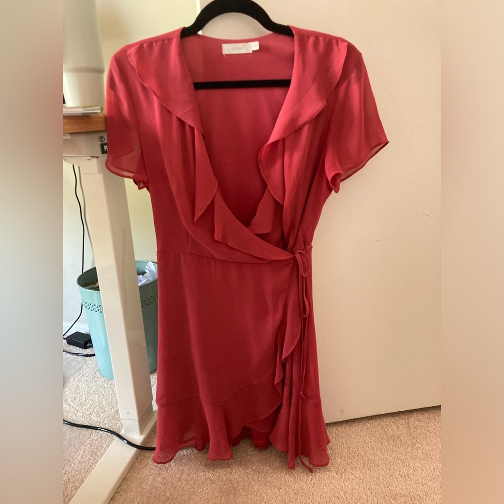 Pinkish muave color Lush mini dress